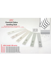 Premium Zebra Sanding Stick Coarse Fine #100 - 800 by Infini Model