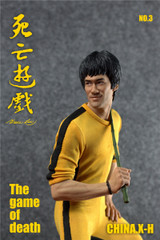 CHINA.X-H Bruce Lee 1/6 statue Game of Death ( 2 head sculpt set) 