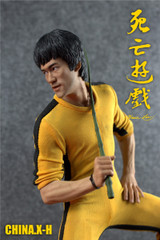 CHINA.X-H Bruce Lee 1/6 statue Game of Death ( 2 head sculpt set) 