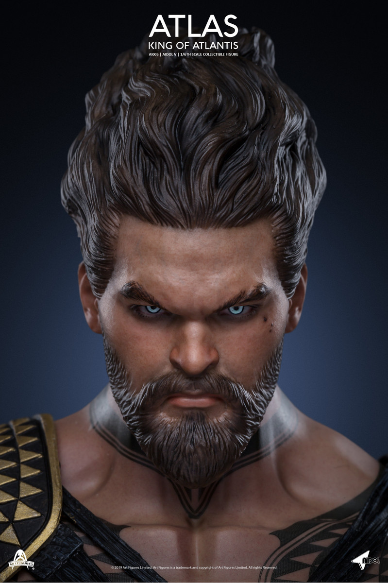 ATLAS KING OF ATLANTIS アクアマン　検　ホットトイズ Art Figures Aquaman ATLAS THE KING OF ATLANTIS Collectible Figure