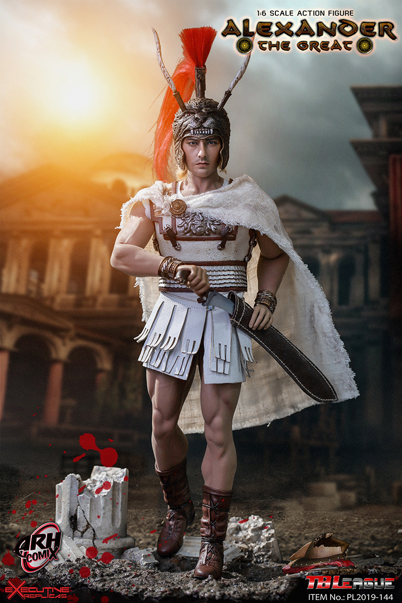 1/6 Scale TBLeague PL2019-144 Alexander the Great white skirt 