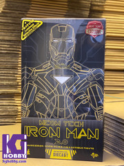 Hot Toys MMS523D29 Iron Man 2 Neon Tech Iron Man 2.0 Diecast 1/6th Scale Collectible Figure