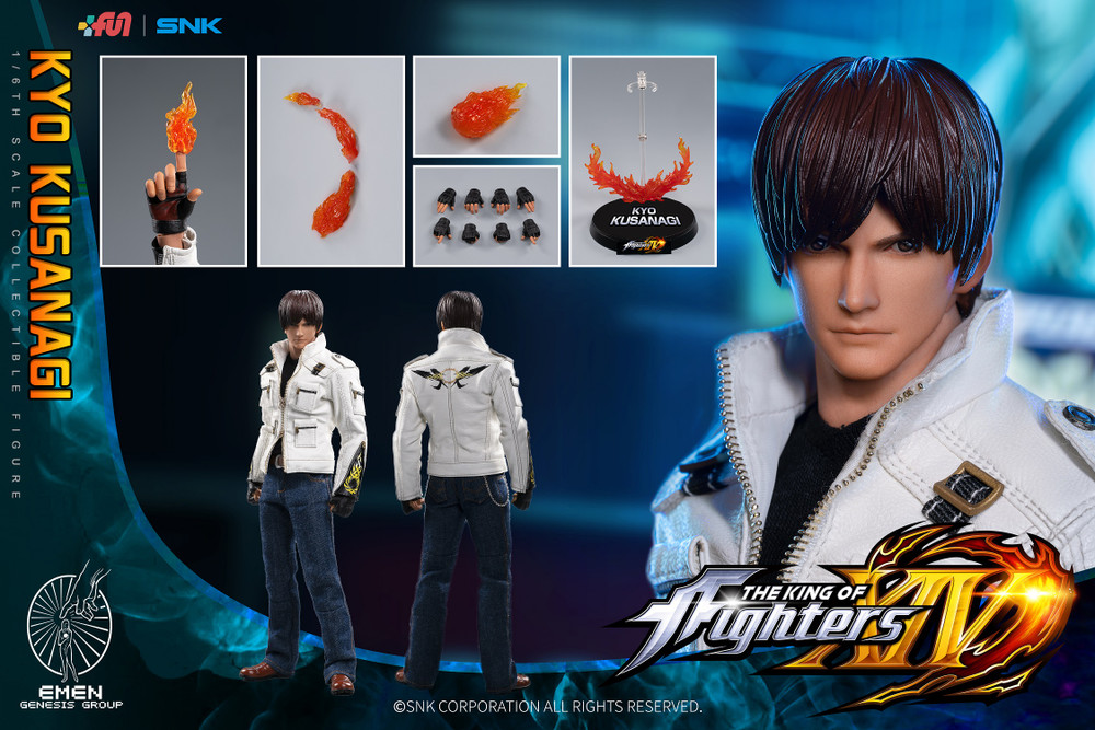 Genesis Kyo Kusanagi The King Of Fighters Xiv 1 6th Scale Action Figure