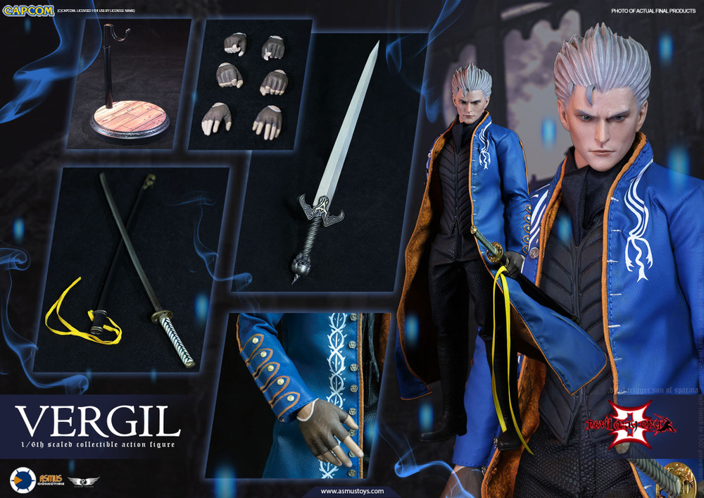 Asmus Toys DMCIII Vergil The Devil May Cry series 1/6 Figure DMC002