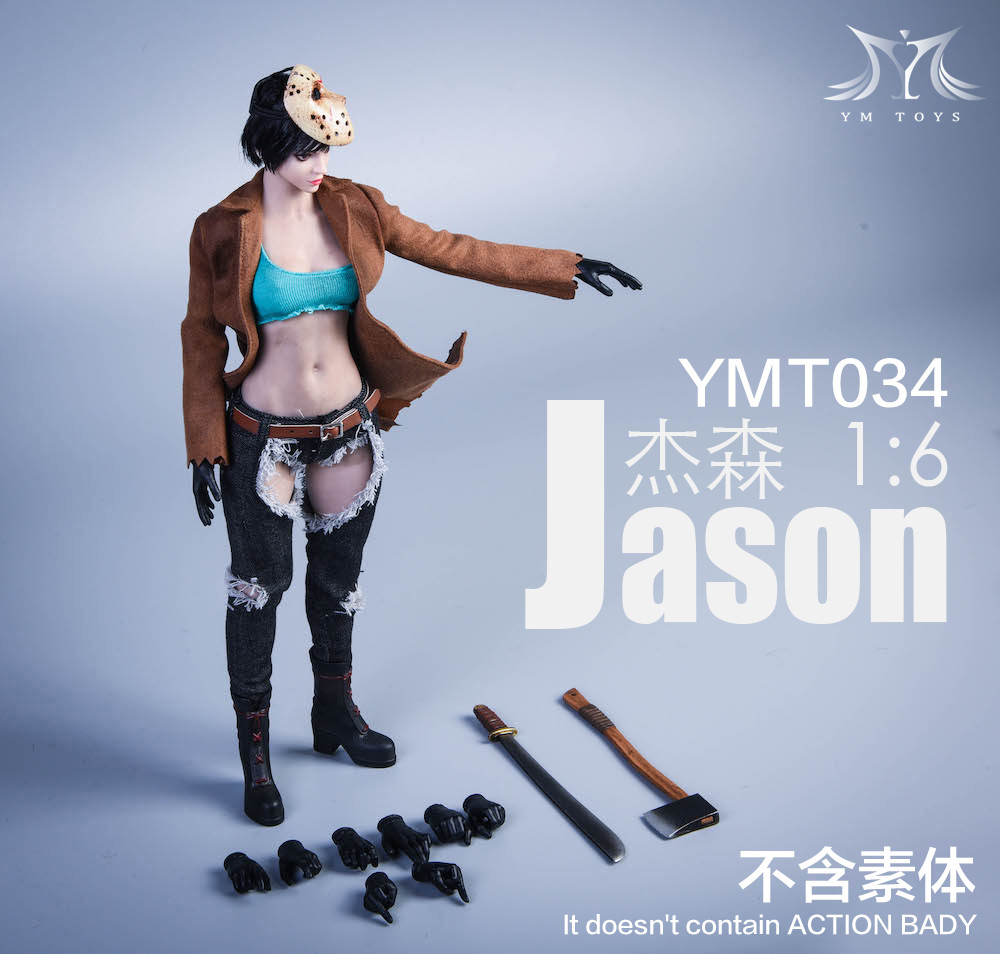Details about   YMTOYS YMT034 Jason 1/6 Head Sculpt w/Clothes Set Fit 12"TBL-S12D Body 