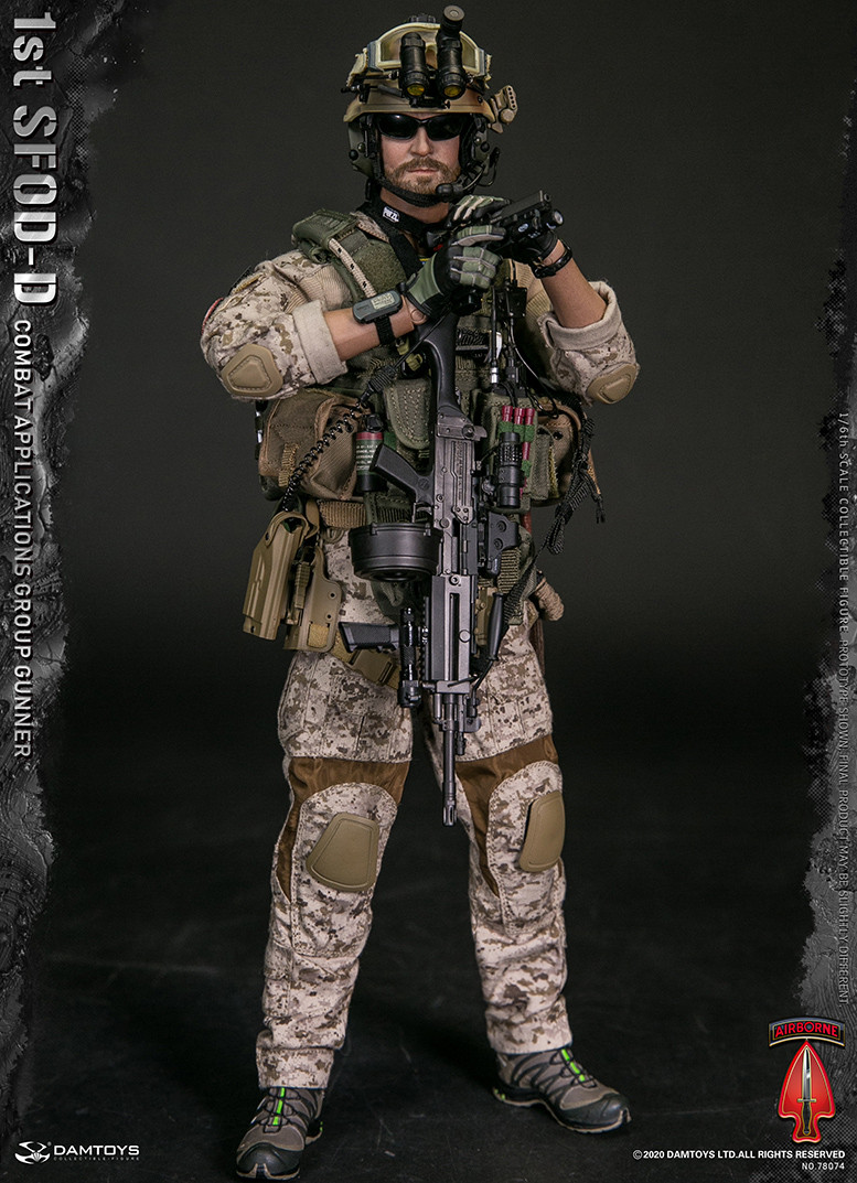 DAMTOYS 1st SFOD-D Combat GUNNER 78074 | kghobby.com