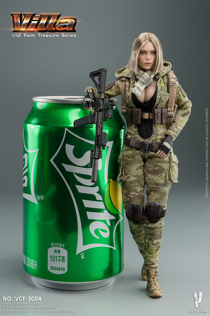 VERYCOOL 1/12 Villa Women Soldier MC Camouflage | kghobby.com
