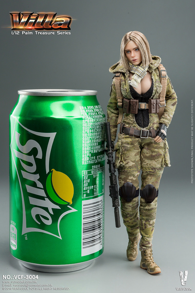 VERYCOOL 1/12 Villa Women Soldier MC Camouflage | kghobby.com