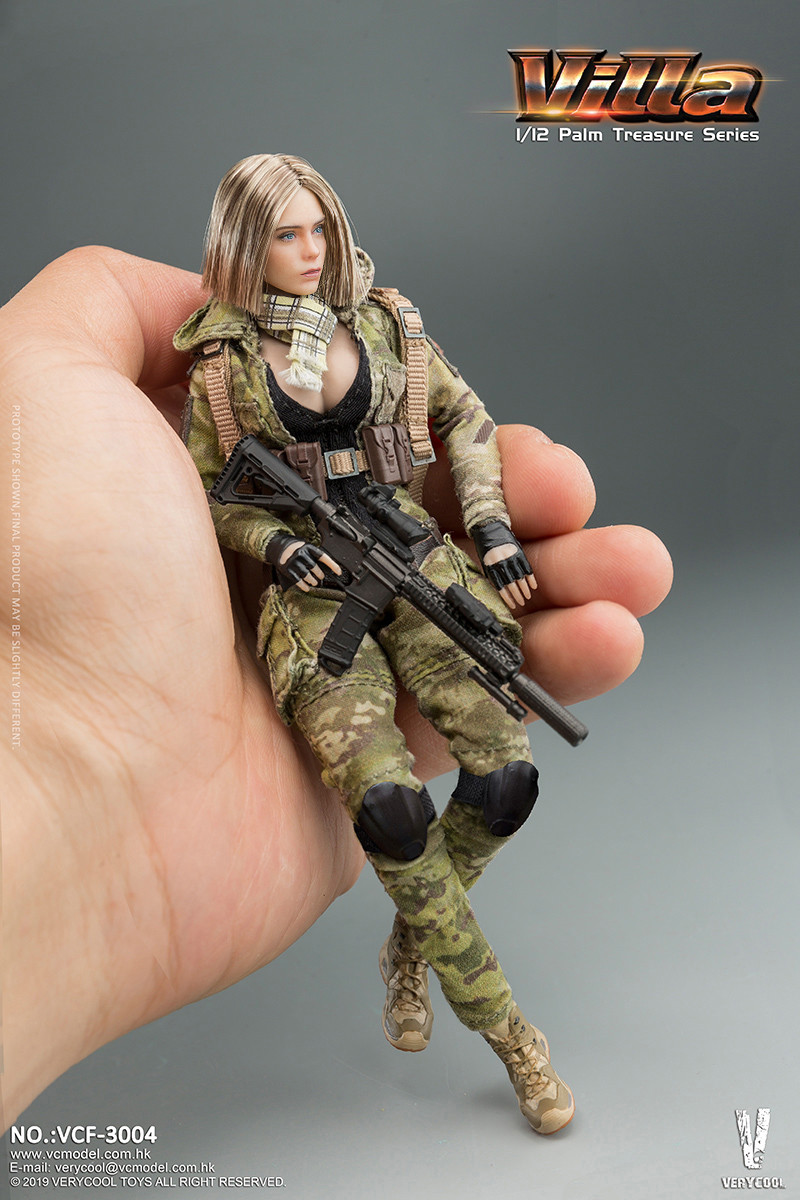 VERYCOOL 1/12 Villa Women Soldier MC Camouflage | kghobby.com