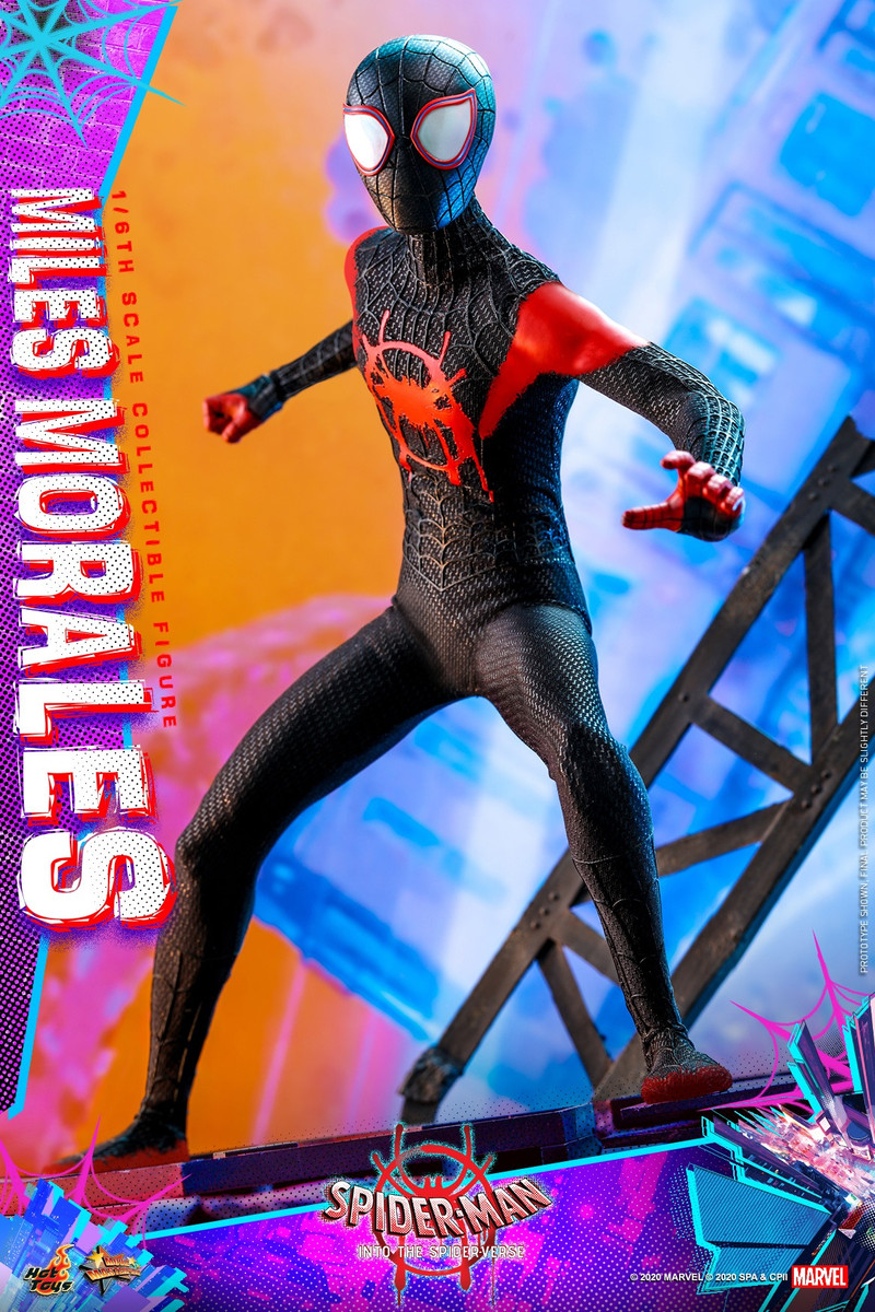 Hot Toys Spider-man: Across The Spider-Verse - Miles Morales 1:6 Scale  Collectible Figure (Rebel Base Exclusive) MMS710B