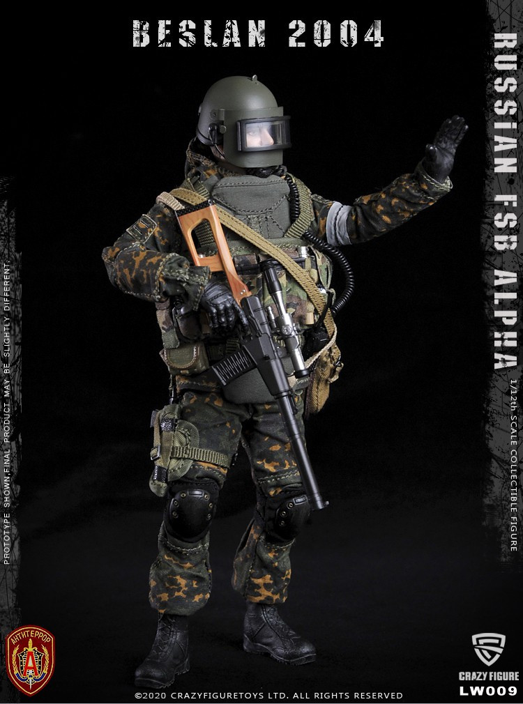 Crazy Figure 1/12 Russian Alpha Special Forces Sniper