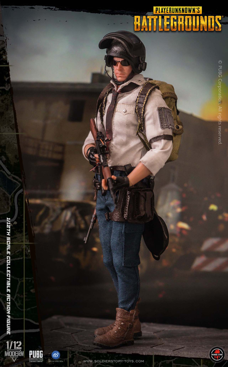 SoldierStory SSG-001 1/12 PUBG Battlegrounds Male Action Figure Model Toys Gift