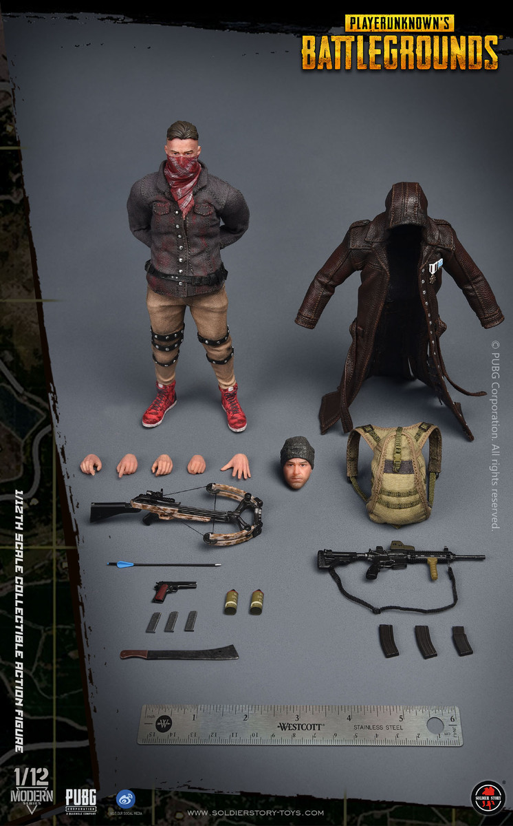 SoldierStory PUBG Trench Coat Battlegrounds SSG-002 1/12 Figure