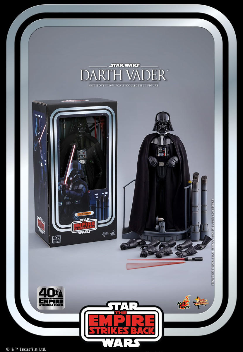 Hot Toys Star Wars Darth Vader 40th MMS572 Black Robe loose 1/6th scale 