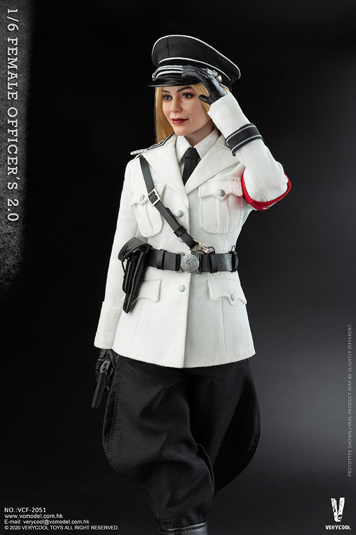 VeryCool VCF-2051 1/6 Scale Female SS Officer 2.0 Uniform Model 