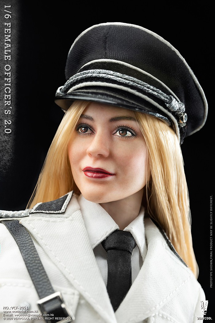VERYCOOL VCF-2051 1/6th Female SS Officer 2.0 White Uniform Figure Storage Box 