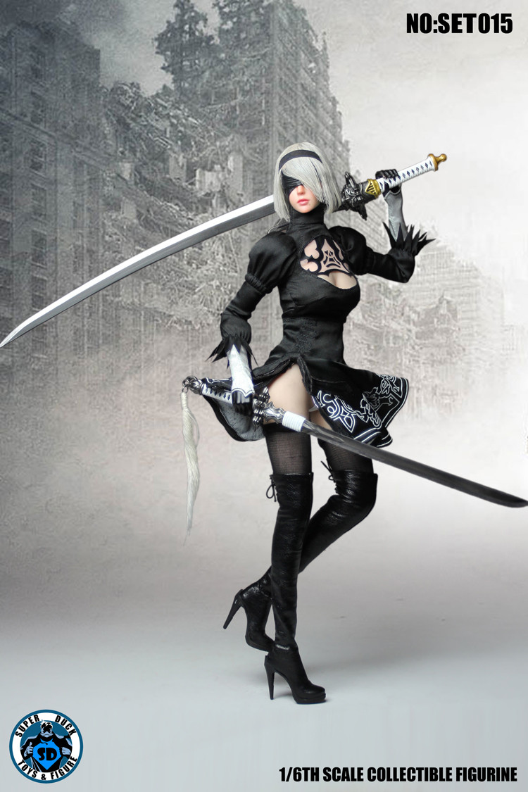 SUPER DUCK Nier Automata 2B SET015 1/6 Set