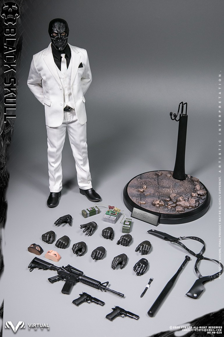 VTS TOYS Black Skull 1/6 Figure VM-029 | kghobby
