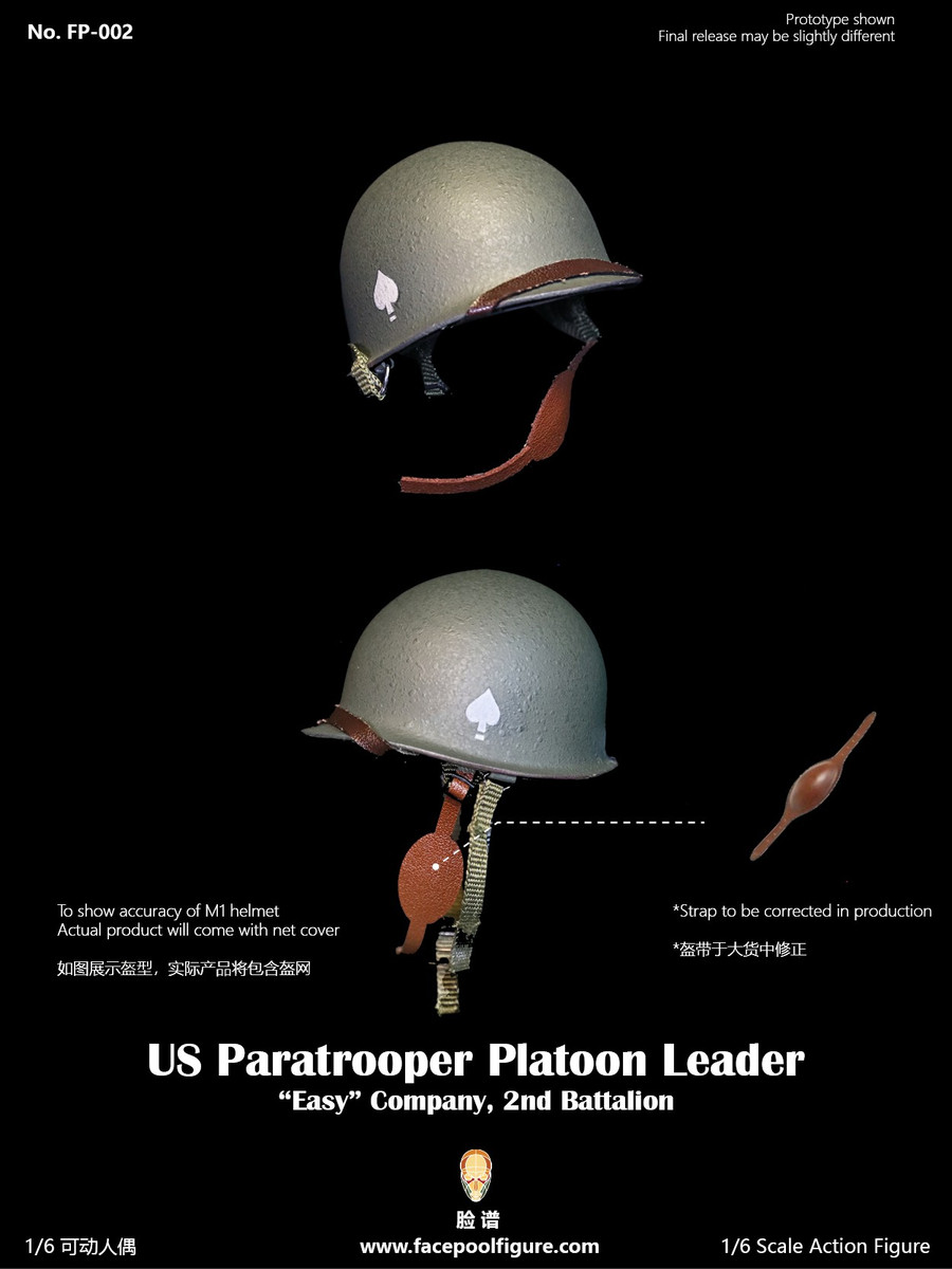 Facepoolfigure US Paratrooper Platoon Leader Easy Company