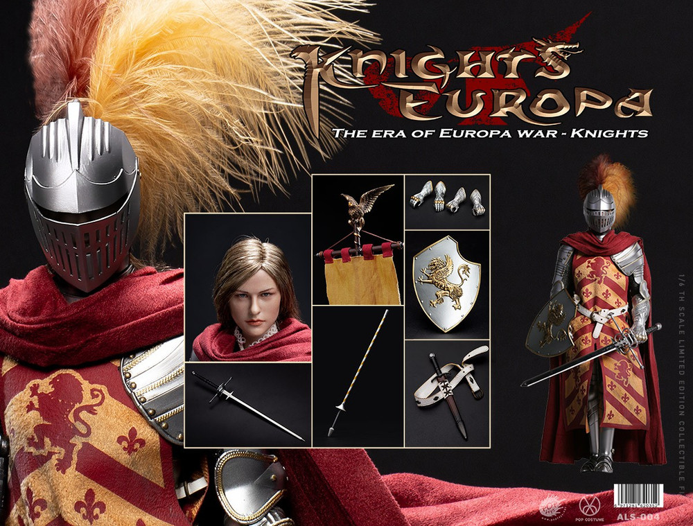 POPTOYS ALS004 1/6 Scale The Era of Europa War Griffin Knight Shield Model Metal