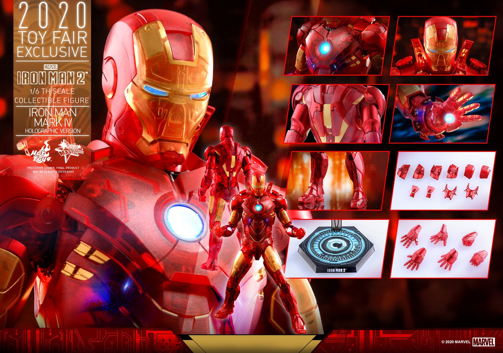 Hot Toys Iron Man Mark IV Holographic Version mms568