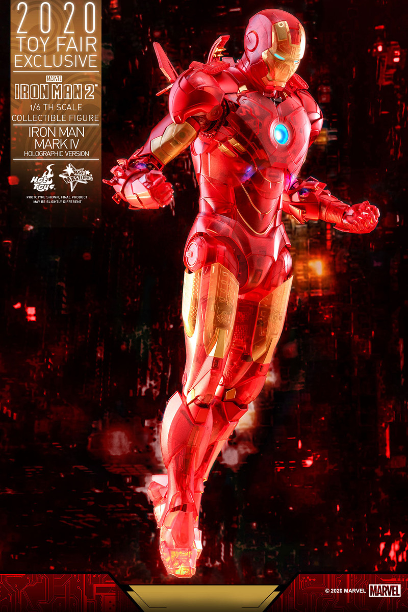 ☆新品未開封☆HOTTOYS ホットトイズ１／６ MMS568 HOT TOYS MMS568 IRON MAN MARK IV HOLOGRAPHIC VERSION 1/6