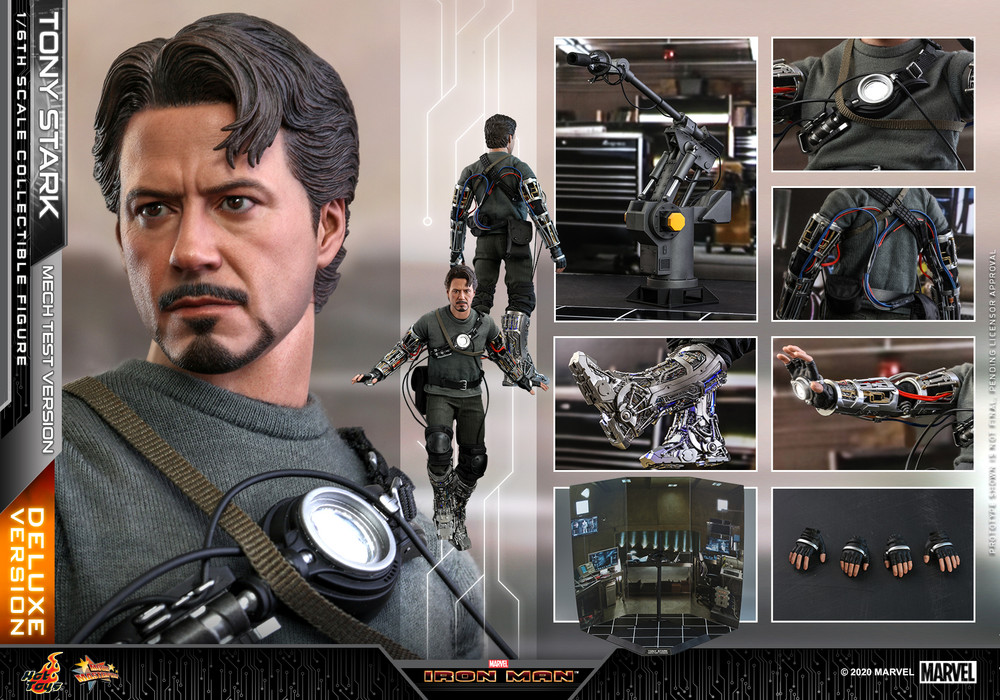 新品未使用 ホットトイズHot Toys Tony Stark ヘッドスカルプト Hot Toys MMS718B The Avengers 1/6th scale Tony Stark (Mark
