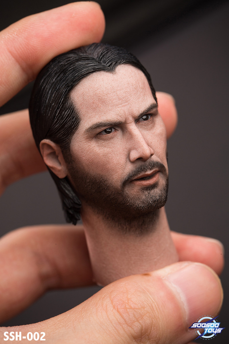 Soosootoys John Wick 1 6 Head Interchangeable Hair Kghobby Soosootoys John Wick 1 6 Head Interchangeable Hair Kghobby