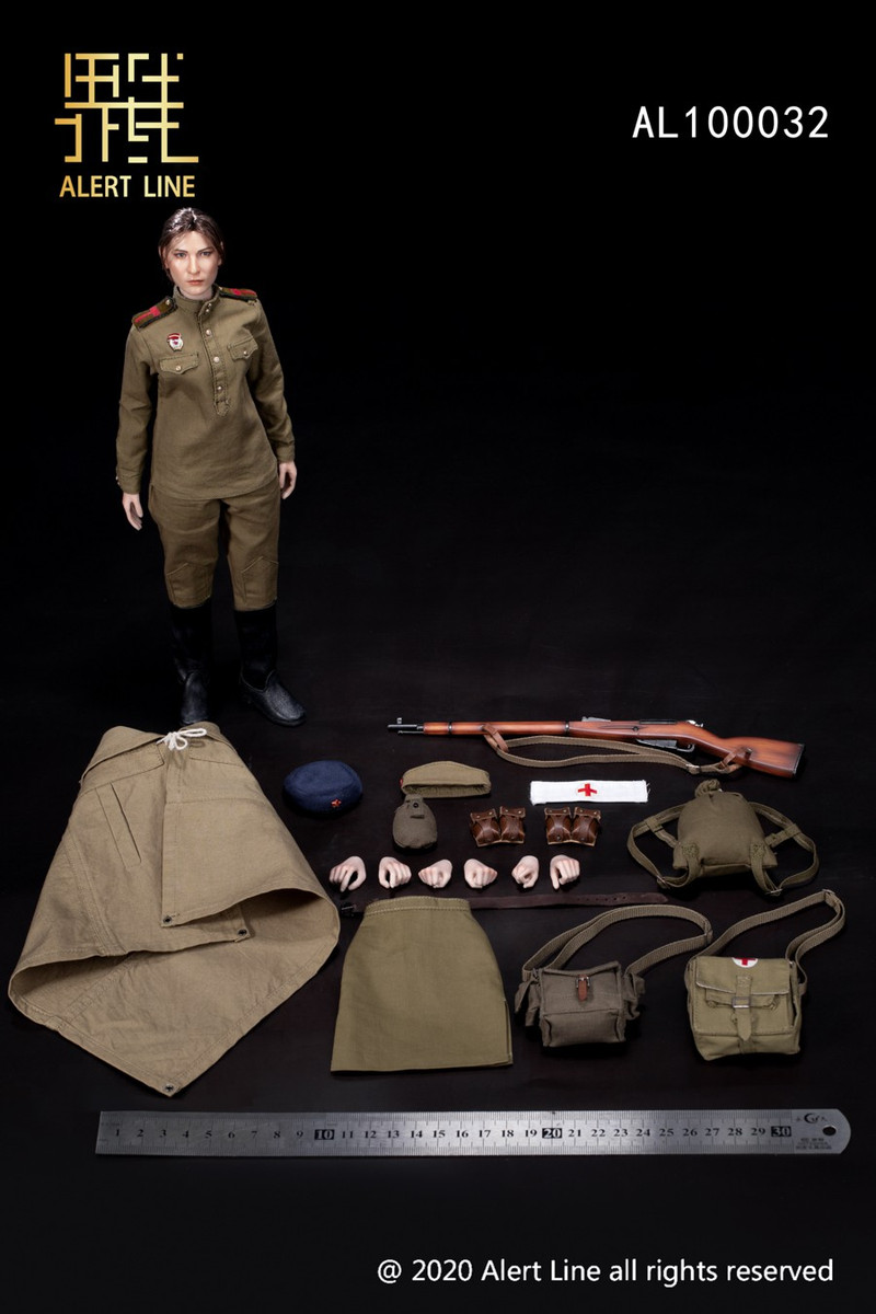 Alert Line AL100032 1//6 Female Medical Soldier Body Clothes 12/" Action Figure