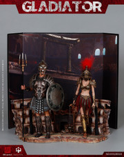 HaoYuTOYS HH18019 1/6 Empire Legion Gladiator + Imperial Female Warrior RED Combo Set 