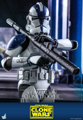 Hot Toys TMS022 501st Battalion Clone Trooper Star Wars The Clone Wars 1/6th Scale Collectible Figure