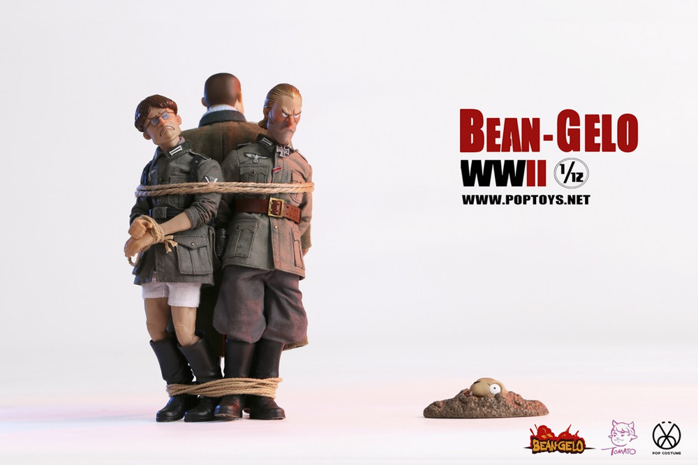 POPTOYS 1/12 Bean Gelo 第七弾 WW2 Bezov 通常. POPTOYS Bean-Gelo WWII Soviet Red Army Captain Bezov 1/12