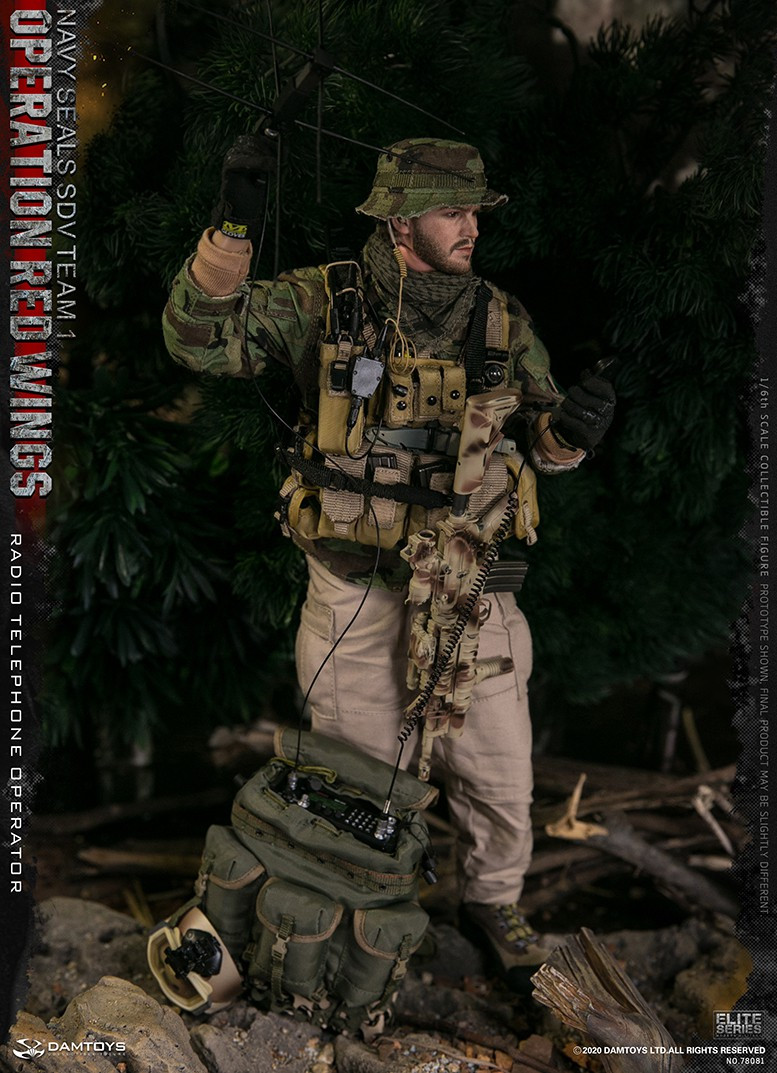 DAMTOYS Operation Red Wings NAVY SEALS SDV TEAM 1 78081 Radio
