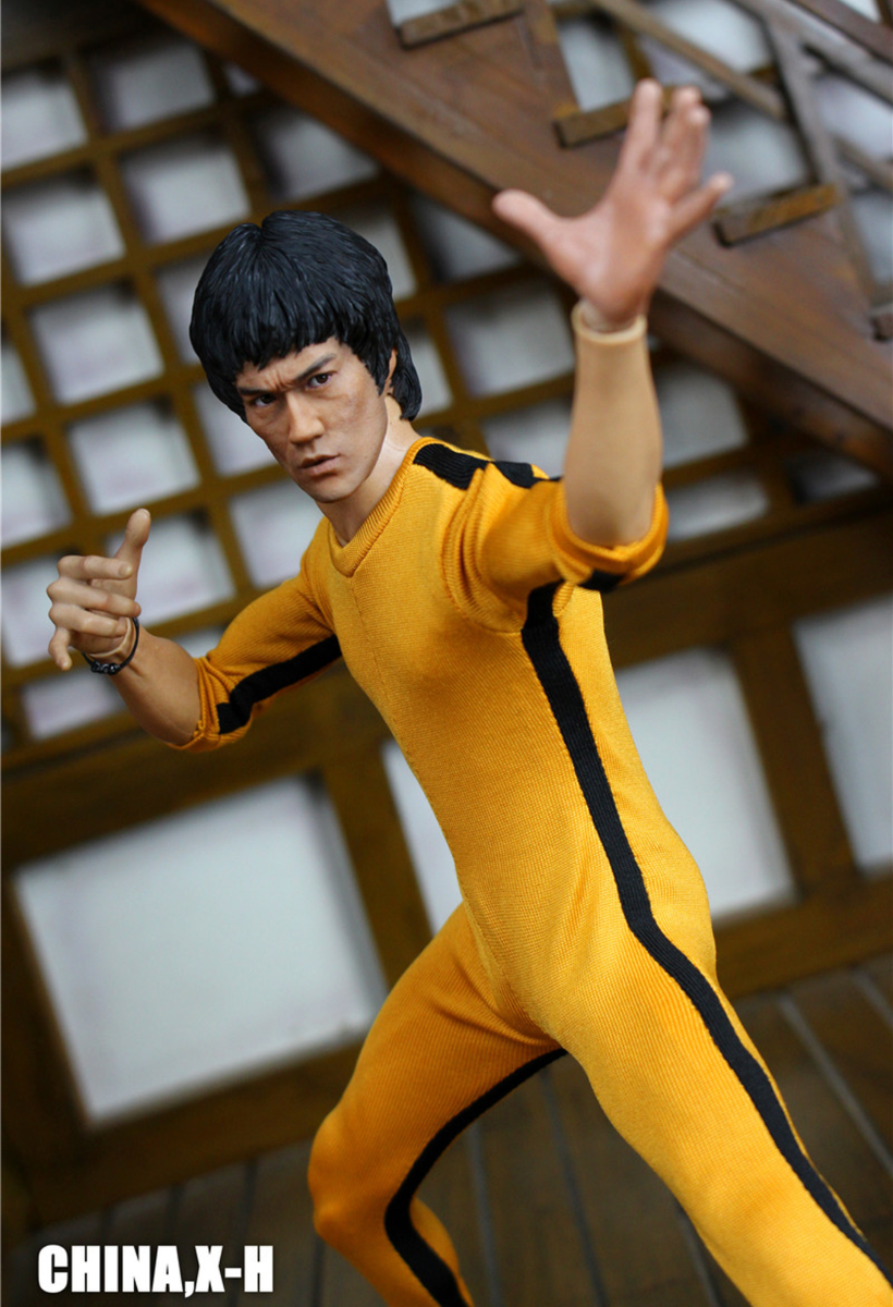 bruce lee game of death action figure