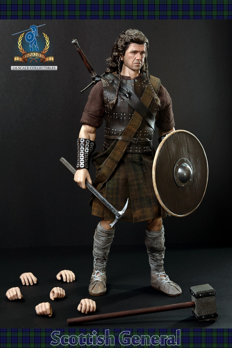 Pangaea Toy Scottish General Mel Gibson Braveheart PG05