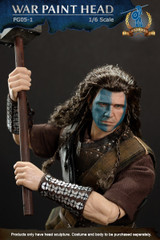 Pangaea Toy PG05-1 Scottish General 1/6 War Paint Head Sculpt