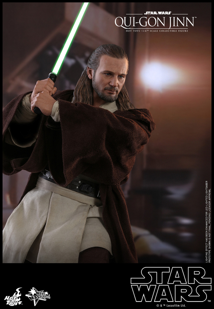 Hot Toys MMS525 Qui-Gon Jinn Star Wars Episode I The Phantom Menace