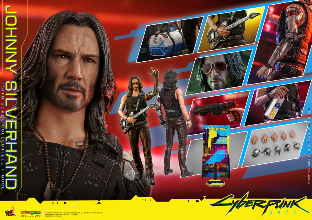 Hot Toys Johnny Silverhand VGM47 Cyberpunk 2077