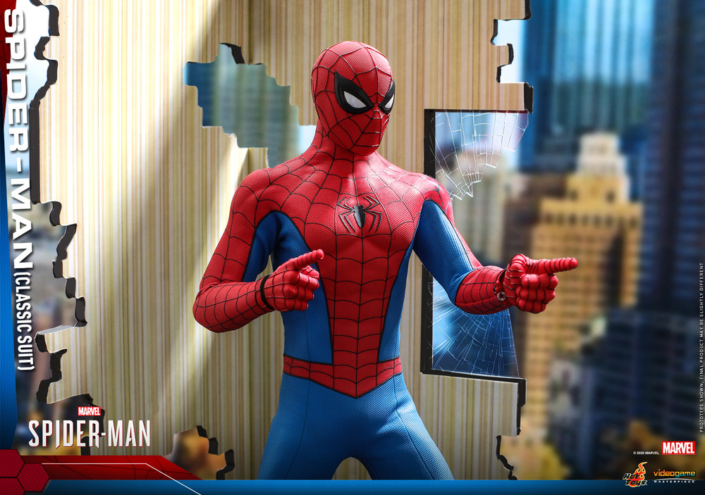 Details about   Hot Toys HT 1:6 VGM48 Spider-man Classic Suit Action Figure Collectible Presale 