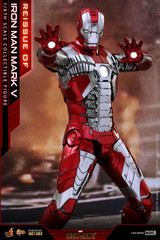 Hot Toys Iron Man 2 Iron Man Mark V Diecast MMS400D18B Reissue