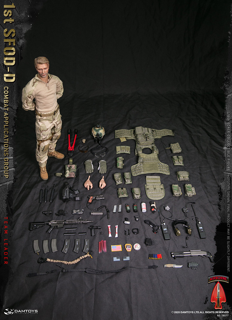 DAMTOYS 78077 1st SFOD-D Combat Applications Group TEAM LEADER 1/6 Figure