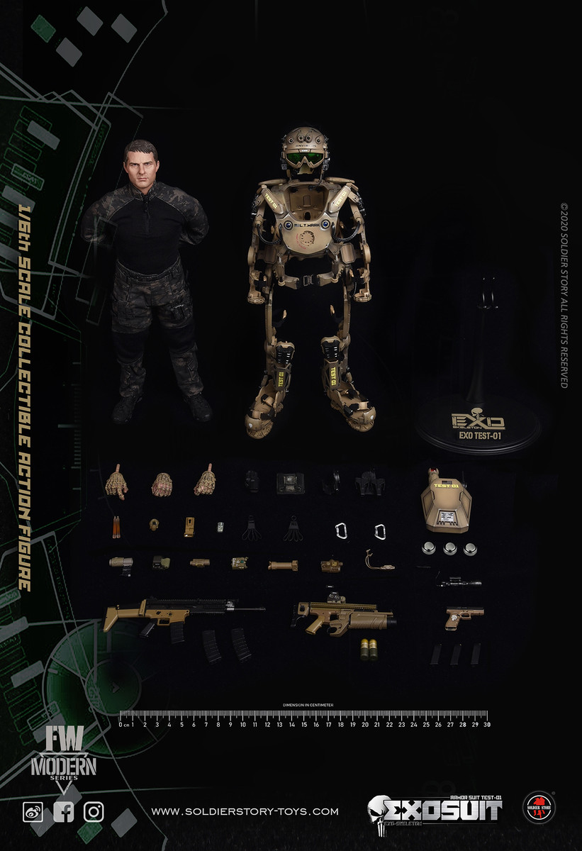 SOLDIER STORY ss122強化外骨格TEST-01 1/6フィギュア SoldierStory EXO SKELETON ARMOR SUIT SS122 TEST-01