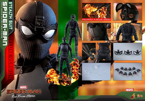 Hot Toys Spider-Man (Stealth Suit Deluxe Version)