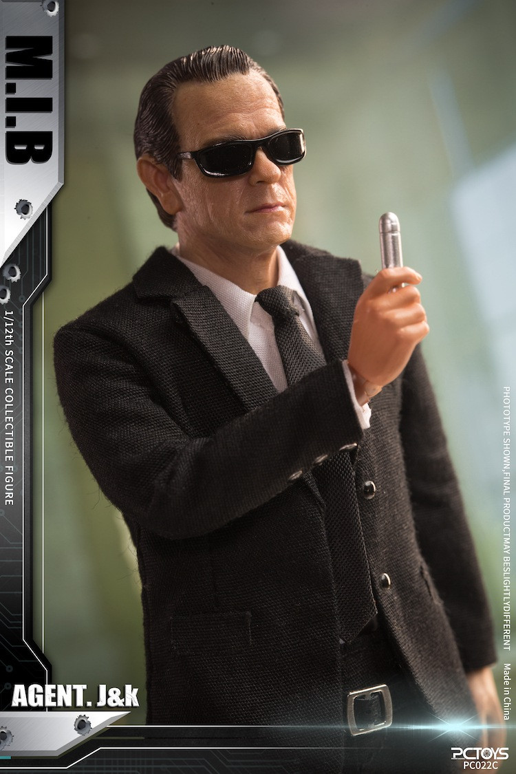 PCTOYS PC022C MIB Agent K & Agent J 1/12 Scale Figure Set