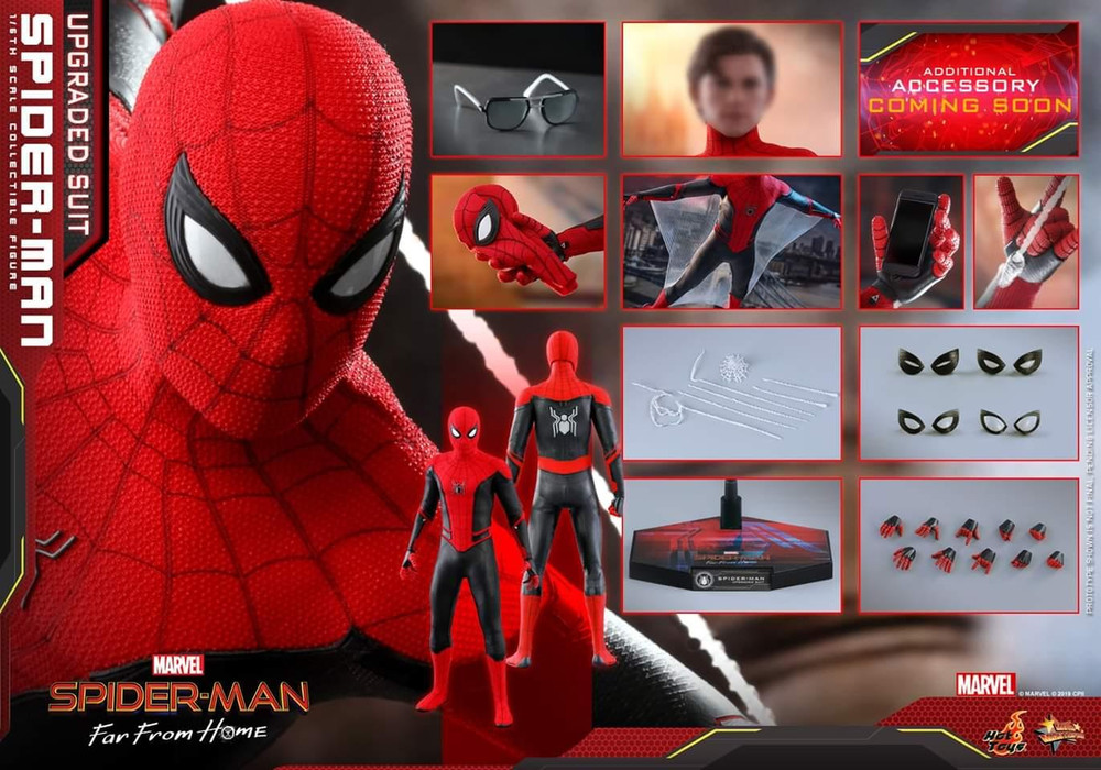 Hot Toys Spider-Man Upgraded Suit Far From Home MMS542