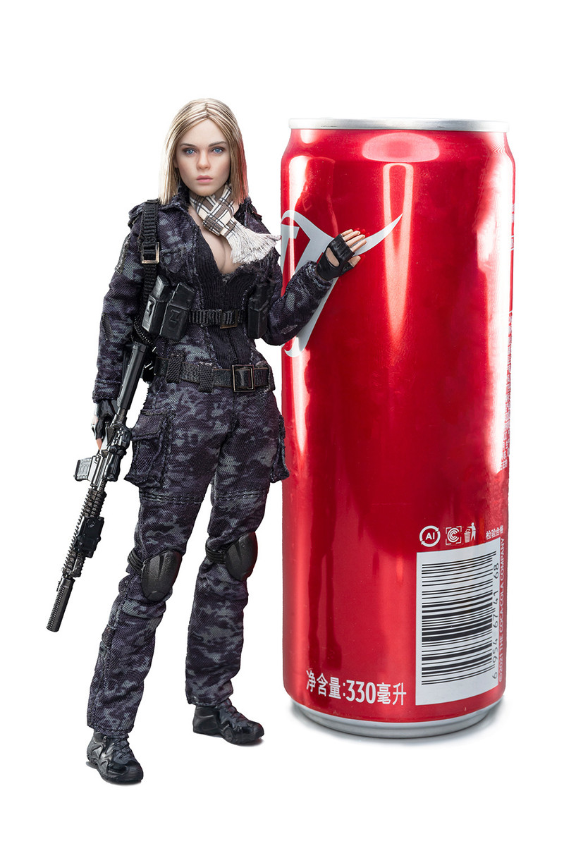 VERYCOOL 1/12 Camouflage Women Soldier Villa Figure VCF-3005