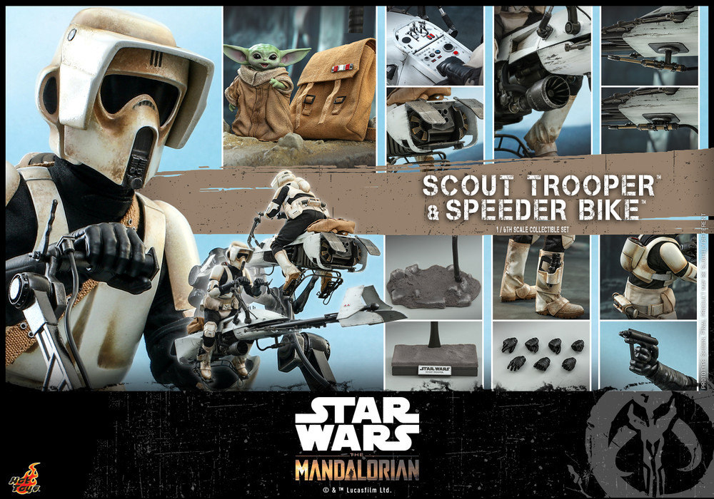 HOT TOYS TMS017 スカウト・トルーパー & スピーダー・バイク Hot Toys Scout Trooper Speeder Bike The Mandalorian TMS017