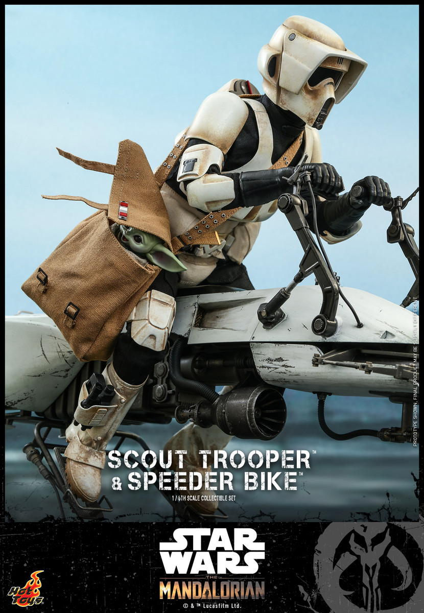 Hot Toys Scout Trooper Speeder Bike The Mandalorian TMS017
