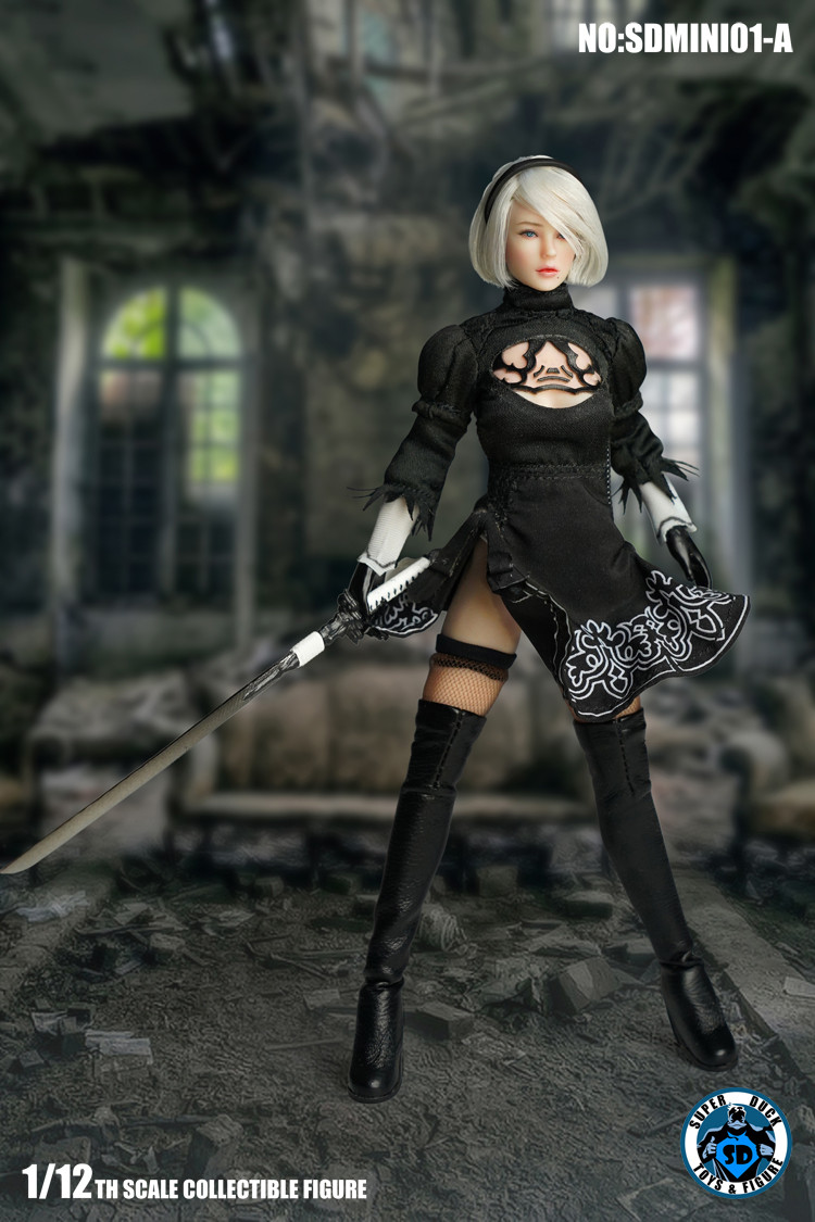 SUPER DUCK 1/12 NieR Automata 2B YoRHa costume set