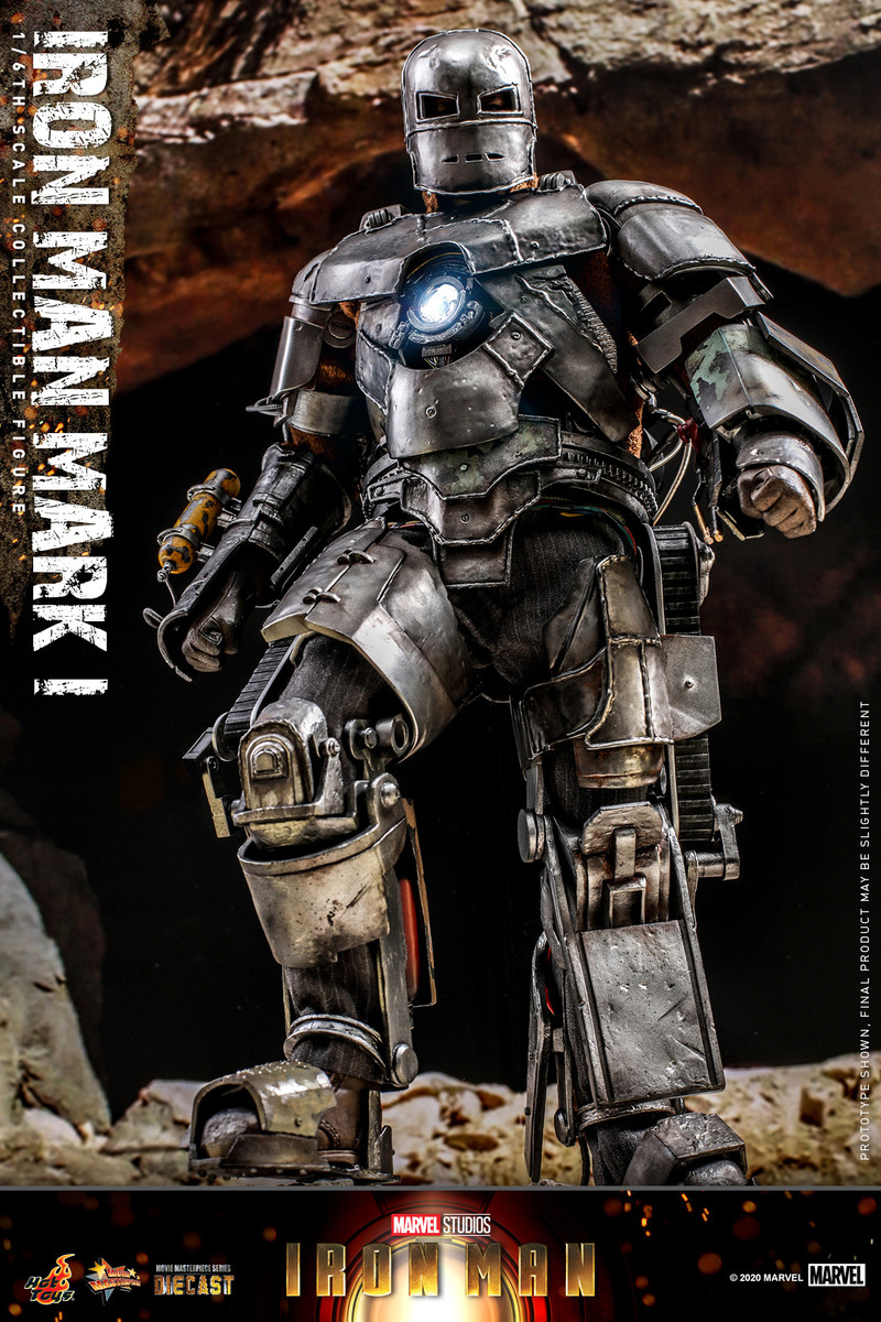 Hot Toys Iron Man Mark I Diecast 1/6 Figure MMS605D40